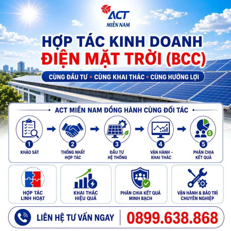 Hợp tác kinh doanh điện mặt trời (BCC)