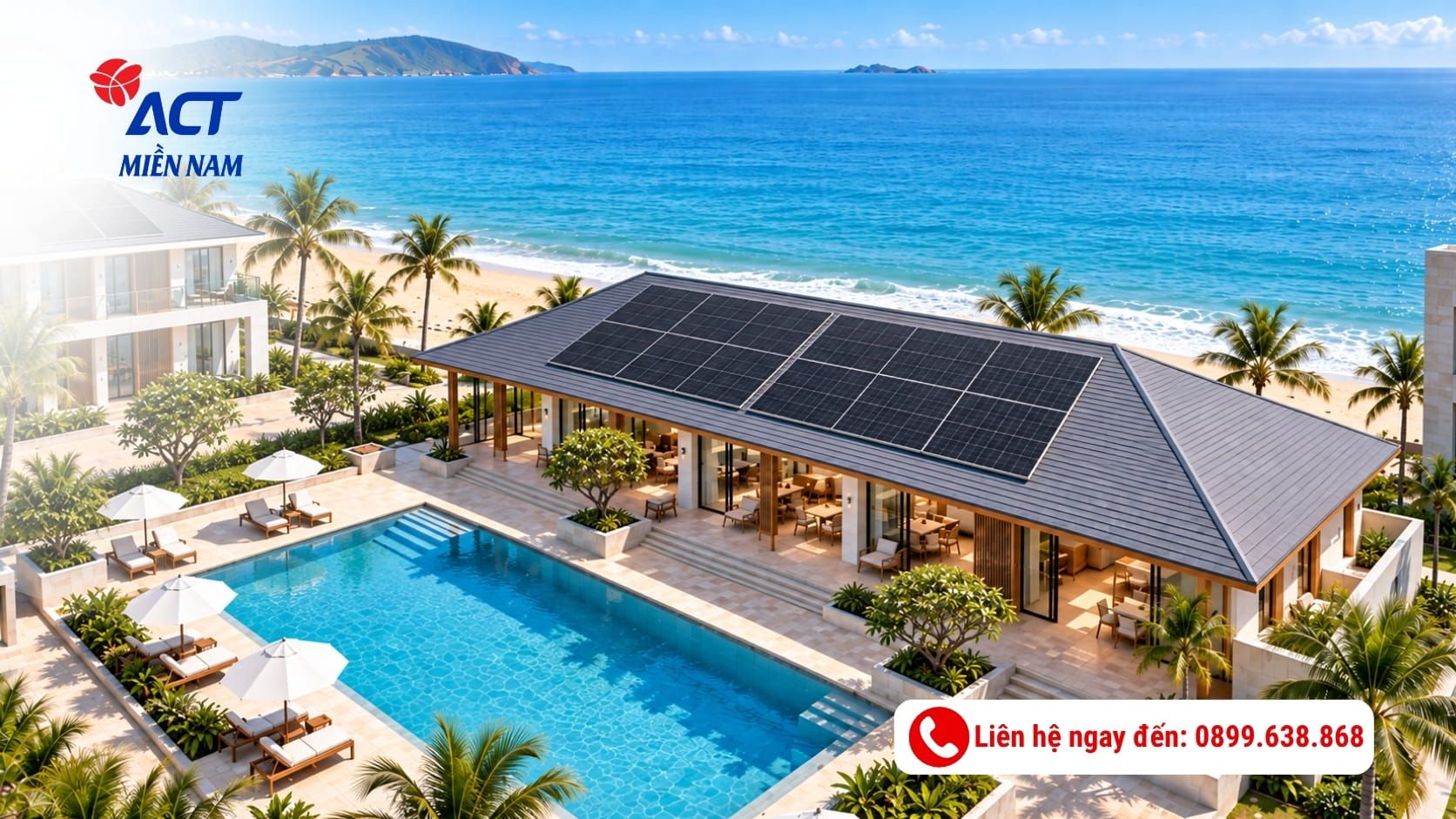 Giải pháp đầu tư điện mặt trời 0 đồng cho Resort & Khách sạn: Tối ưu chi phí vận hành 9 Giải pháp đầu tư điện mặt trời 0 đồng cho Resort & Khách sạn: Tối ưu chi phí vận hành