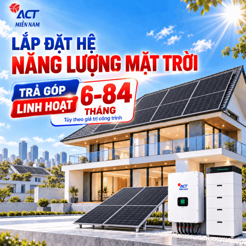 Lắp đặt điện mặt trời trả góp - Giải pháp đầu tư linh hoạt đến 7 năm