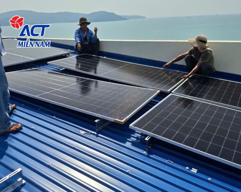 Công ty lắp đặt điện mặt trời trọn gói tại Long An cho gia đình và xưởng 2 Lap dien mat troi ap mai tron goi cho kinh doanh img